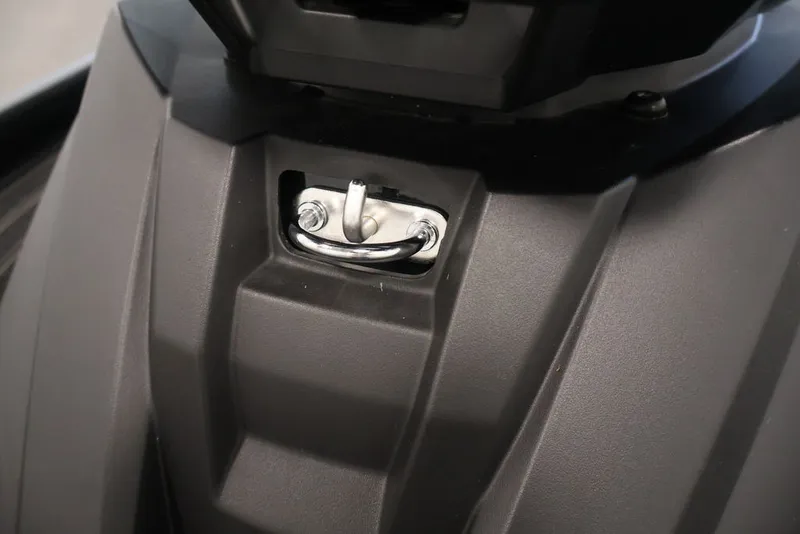 Slide: The Image of Close-up of 2024 Yamaha WaveRunner GP SVHO latch mechanism. - 21