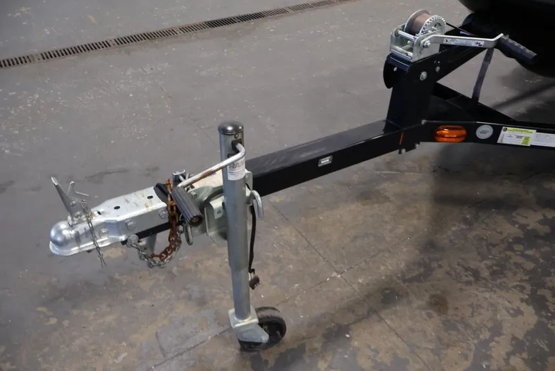 Slide: The Image of Trailer hitch for 2024 Yamaha WaveRunner GP SVHO, featuring sturdy construction and safety chains. - 20