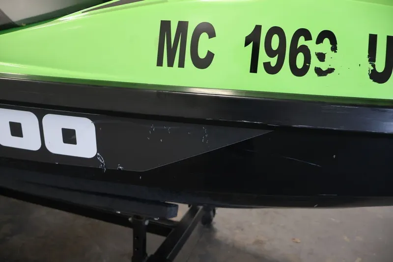 Slide: The Image of 2018 Sea-Doo GTR-X 230 jet ski, green and black, with registration number MC 1963 U. - 20