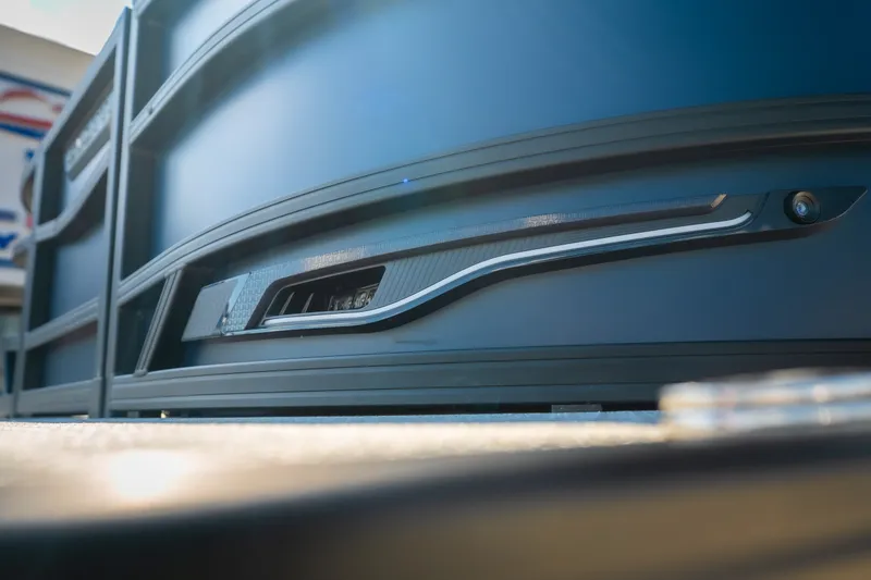 Slide: The Image of Close-up of 2026 Evotti 725QL vehicle detail, showcasing sleek design and modern features. - 19