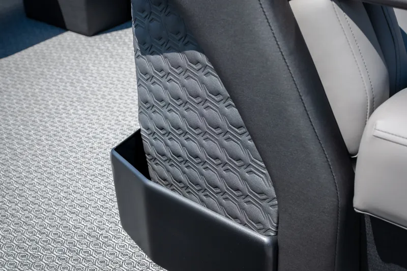 Slide: The Image of Luxurious interior detail of 2026 Evotti 725QL with textured upholstery and sleek design. - 36
