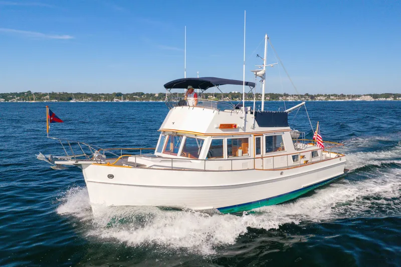 Slide: The Image of 1992 Grand Banks 42’ Classic “LIZZIE” Offered by Northstar Yacht Sales - Please Contact: Chris Carney, CPYB at 401-633-2070 - 2