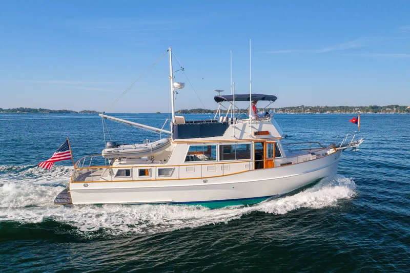 Slide: The Image of 1992 Grand Banks 42’ Classic “LIZZIE” Offered by Northstar Yacht Sales - Please Contact: Chris Carney, CPYB at 401-633-2070 - 1