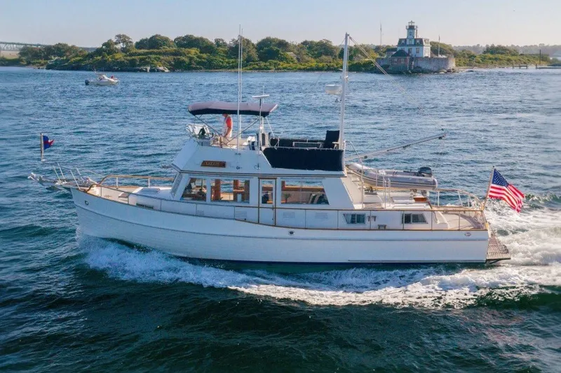 Slide: The Image of 1992 Grand Banks 42’ Classic “LIZZIE” Offered by Northstar Yacht Sales - Please Contact: Chris Carney, CPYB at 401-633-2070 - 0