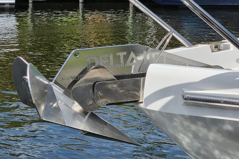 Slide: The Image of Anchor of 2008 Neptunus Flybridge MY yacht on water. - 171
