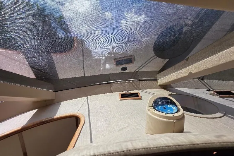 Slide: The Image of Interior view of 2008 Neptunus Flybridge MY yacht with compass and skylight. - 78