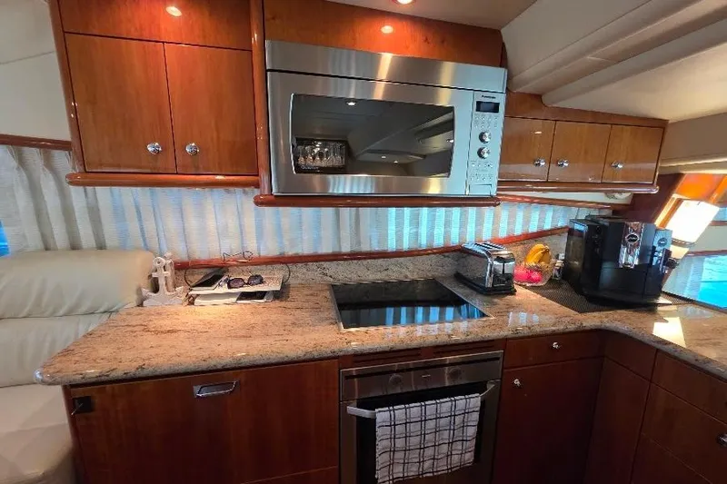 Slide: The Image of Luxurious kitchen interior of 2008 Neptunus Flybridge MY yacht with modern appliances. - 61
