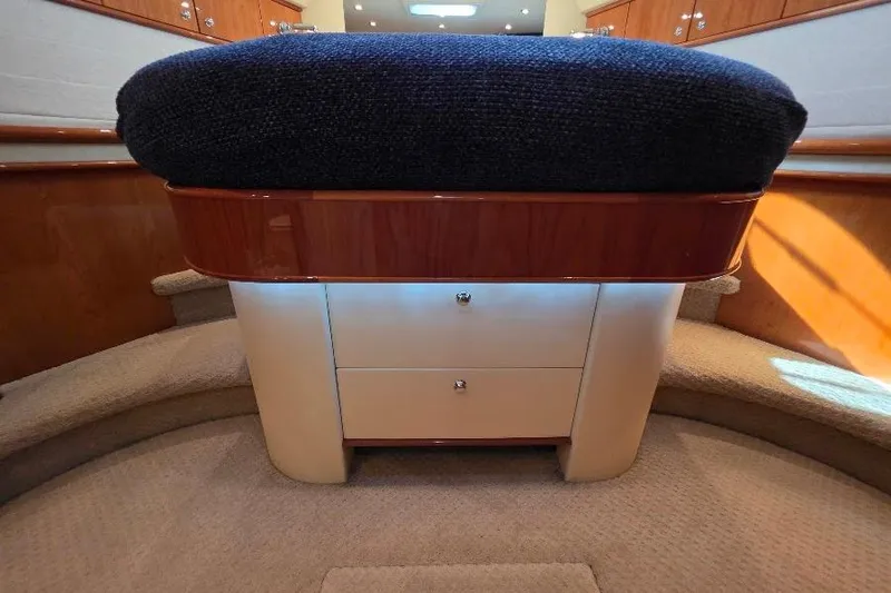 Slide: The Image of Luxurious interior of 2008 Neptunus Flybridge MY yacht with elegant wood and fabric finishes. - 123