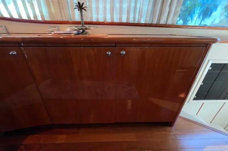 Slide: The Image of Luxurious wooden cabinetry inside 2008 Neptunus Flybridge MY yacht interior. - 74
