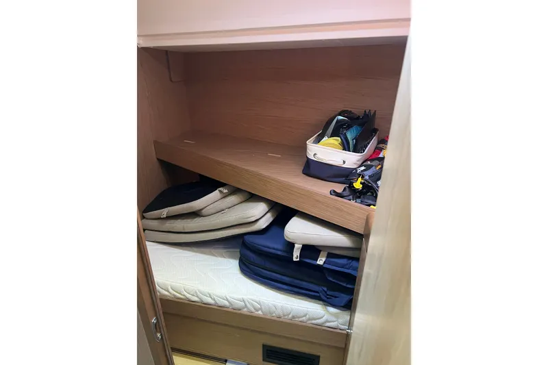 Slide: The Image of Interior storage space on a 2013 Jeanneau Sun Odyssey 44 DS sailboat. - 12