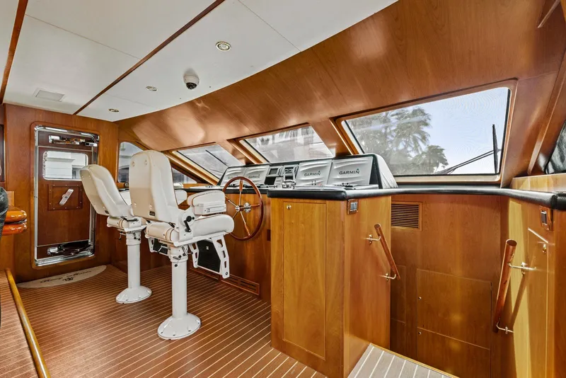 Slide: The Image of Helm and companionway steps - 18