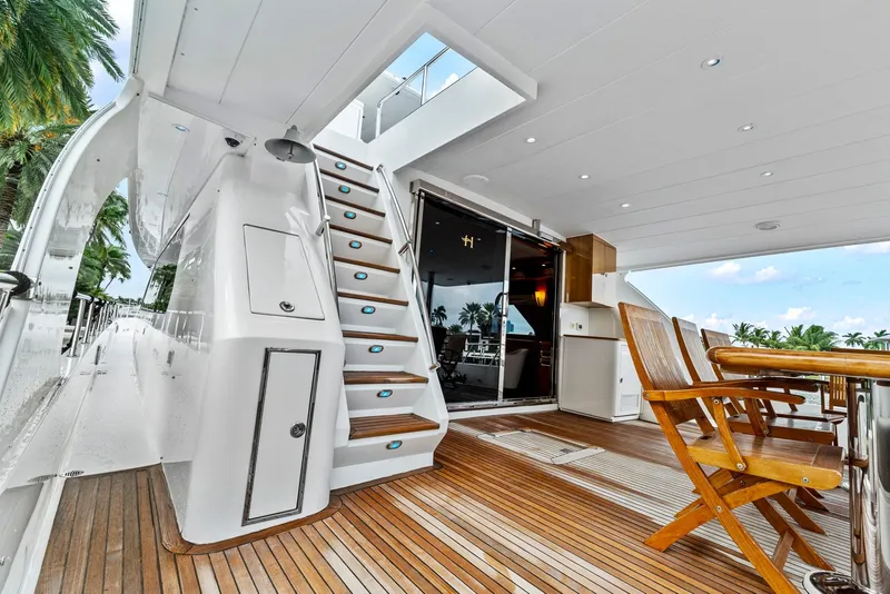Slide: The Image of Aft deck flybridge access - 50