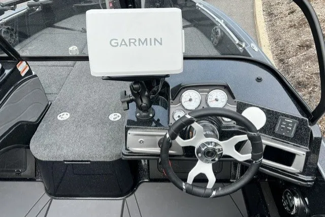 Slide: The Image of Cockpit of 2027 Nitro ZV20 Pro boat with Garmin navigation system. - 3