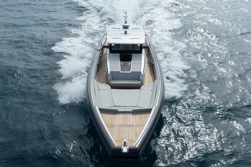Slide: The Image of Novamarine BS 160 Outboard 2022 cruising on open water, showcasing sleek design and performance. - 1