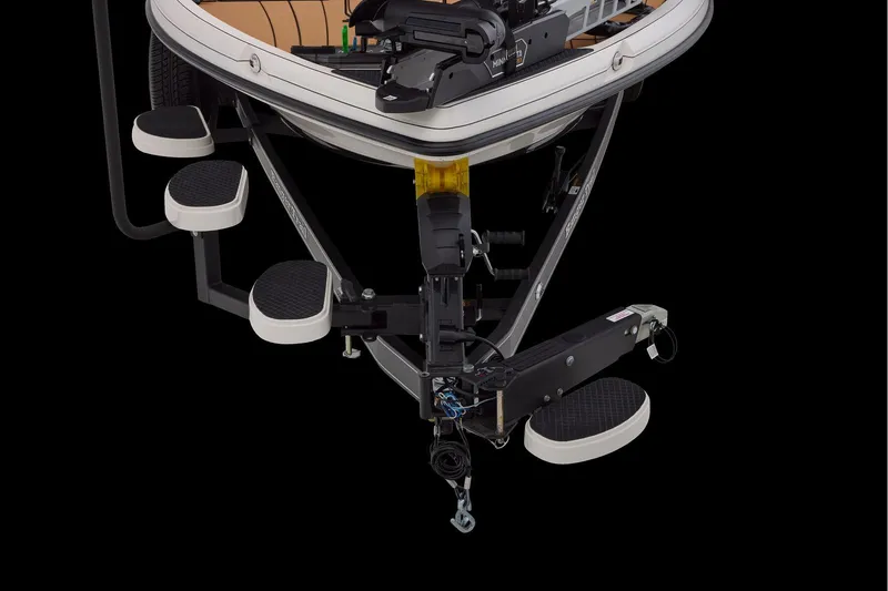 Slide: The Image of Manufacturer Provided Image: 2026 Ranger Z521R ULTRA boat trailer with step system, black background. - 67