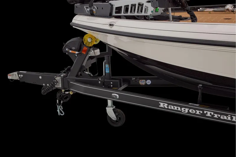 Slide: The Image of Manufacturer Provided Image: 2026 Ranger Z521R ULTRA boat on a Ranger trailer, close-up view. - 69