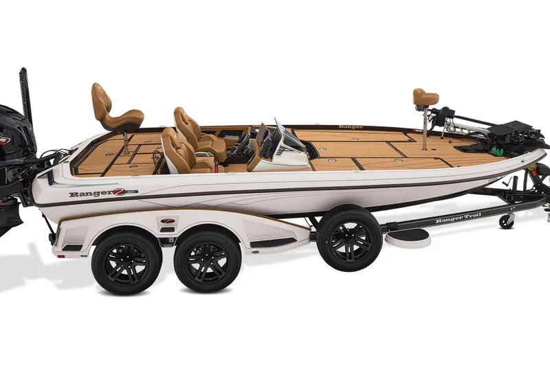 Slide: The Image of Manufacturer Provided Image: 2026 Ranger Z521R ULTRA fishing boat with trailer, featuring sleek design and modern amenities. - 22