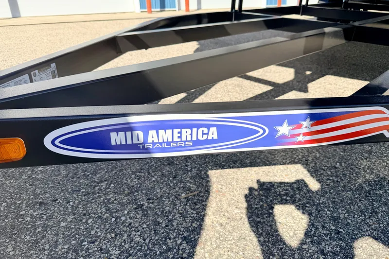 Slide: The Image of Trailer frame with "Mid America Trailers" logo, suitable for Harris-Kayot Classic 220 O/B. - 73