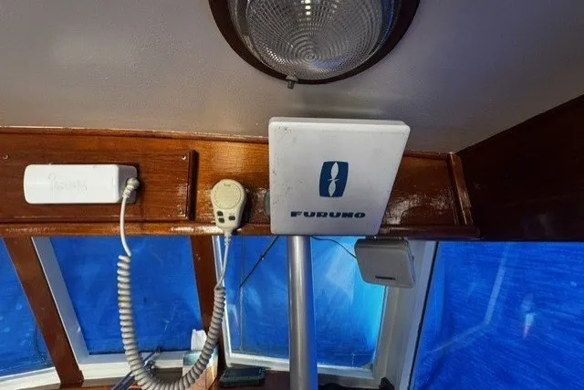 Slide: The Image of Interior of a 1974 Grand Banks 32 Sedan with Furuno marine equipment. - 6
