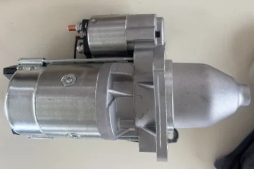 Slide: The Image of Starter motor for 2005 Camano 31 Troll boat, metallic finish, side view. - 41