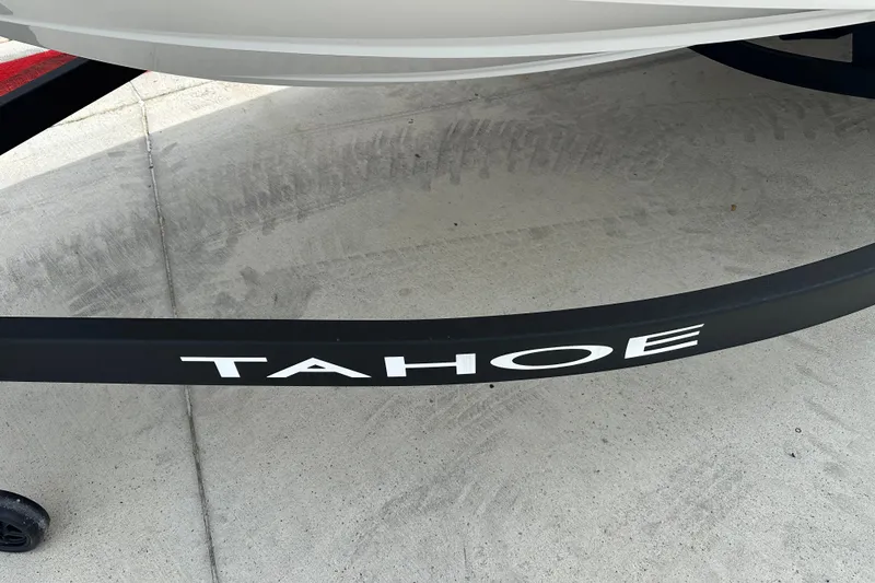 Slide: The Image of 2027 Tahoe T18 boat trailer on concrete surface. - 24