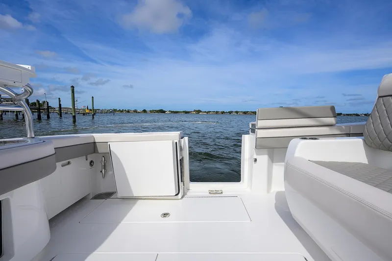 Slide: The Image of 2022 Valhalla Boatworks V-41, spacious deck with ocean view. - 26