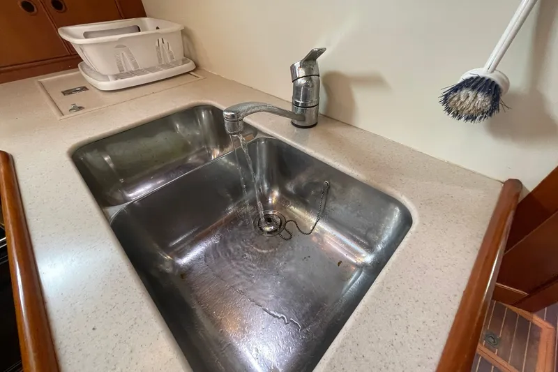 Slide: The Image of STAINLESS STEEL DOUBLE SINK IN GALLEY - 25