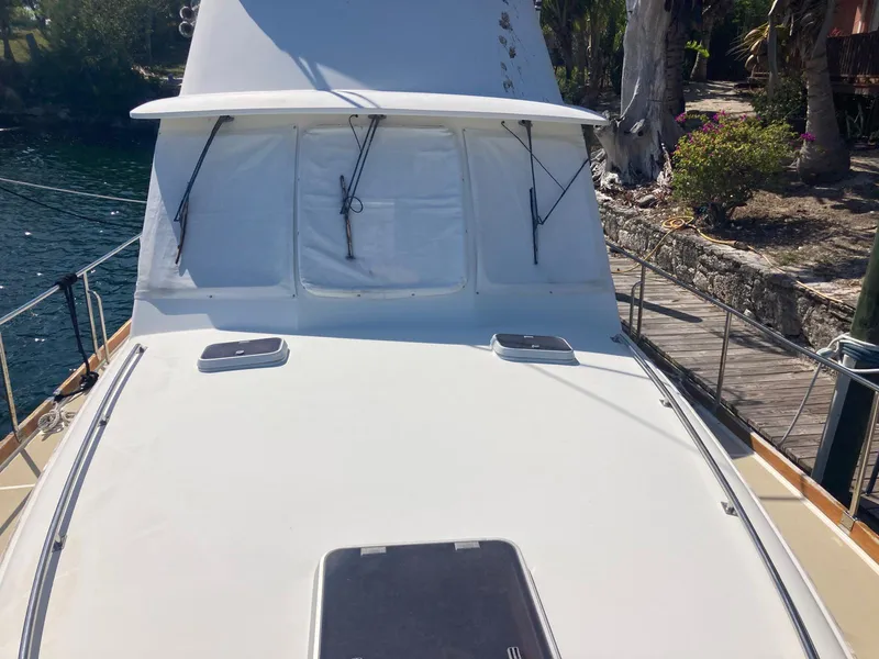 Slide: The Image of BOW DECK LOOKING AFT TO WINDSHIELD COVERS - 2