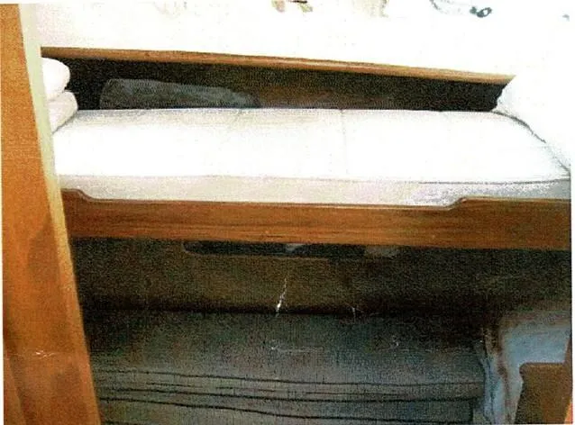 Slide: The Image of GUEST STATEROOM TO STBD. WITH OVER/UNDER BUNKS - 44