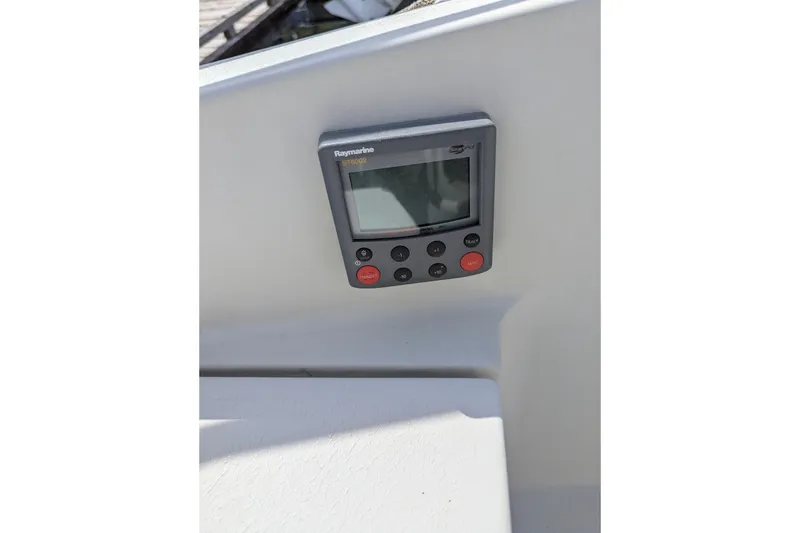 Slide: The Image of Raymarine ST60 instrument on 1980 Sceptre Scepter 36 yacht dashboard. - 18