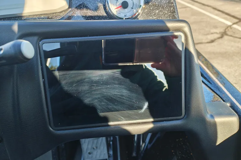 Slide: The Image of Dashboard of 2027 Nitro Z21 XL Pro boat with touchscreen display and gauge. - 17