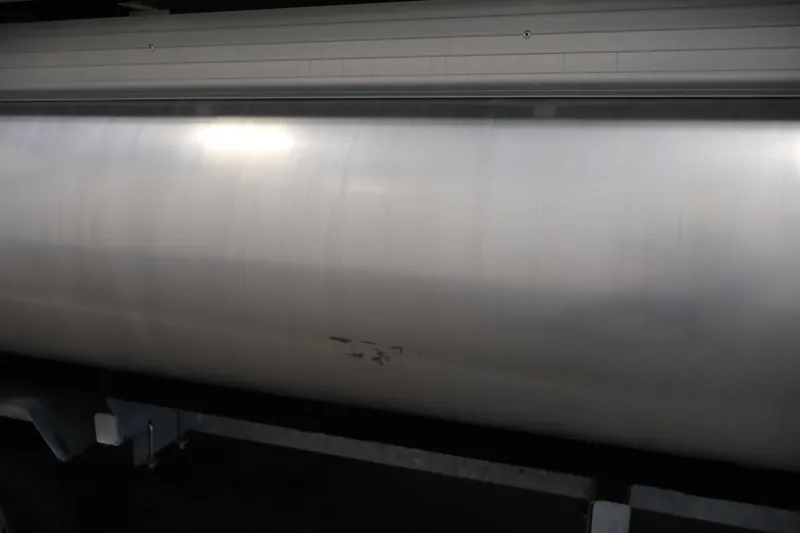 Slide: The Image of Shiny metal surface of a 2021 Sweetwater 2086C model. - 43