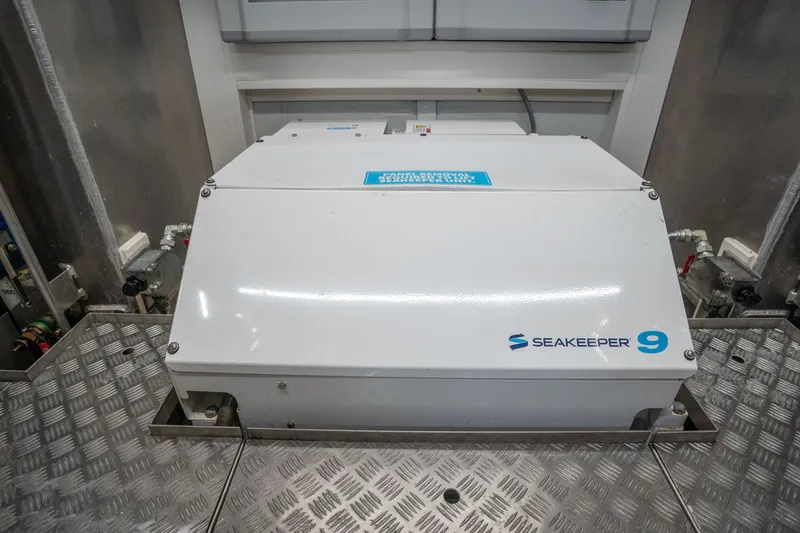 Slide: The Image of Seakeeper 9 stabilizer in 2022 Astondoa 66 Fly yacht engine room. - 52