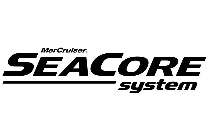 Slide: The Image of MerCruiser SeaCore system logo for 2009 Sea Ray 240 Sundancer boat. - 6