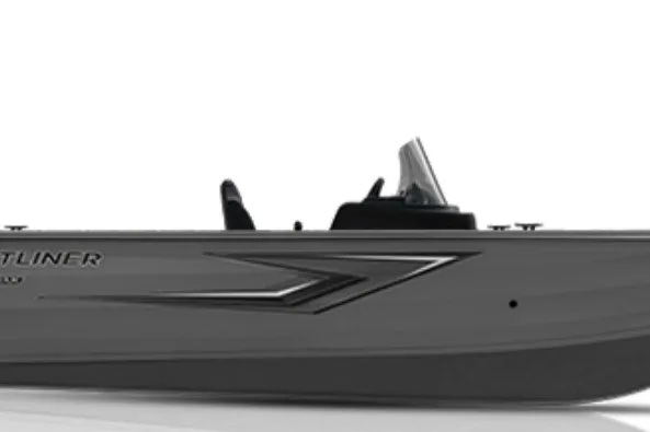 The Image of 2027 Crestliner 1850 Kodiak SC boat, side view, sleek design, gray color. - 1