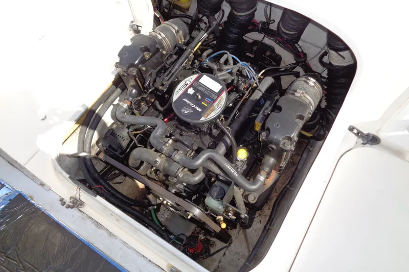 Slide: The Image of Engine compartment of a 2007 Bayliner 2052 Trophy Walkaround DX/LX boat. - 23