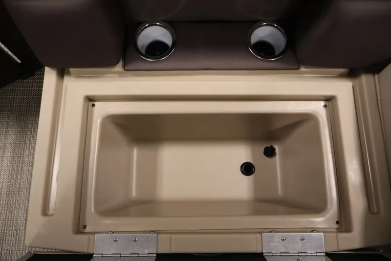 Slide: The Image of 2027 Bentley Pontoons 200 CRUISE XL storage compartment with cup holders. - 24