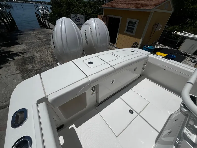 Slide: The Image of Regulator 23 cockpit and transom livewell - 7