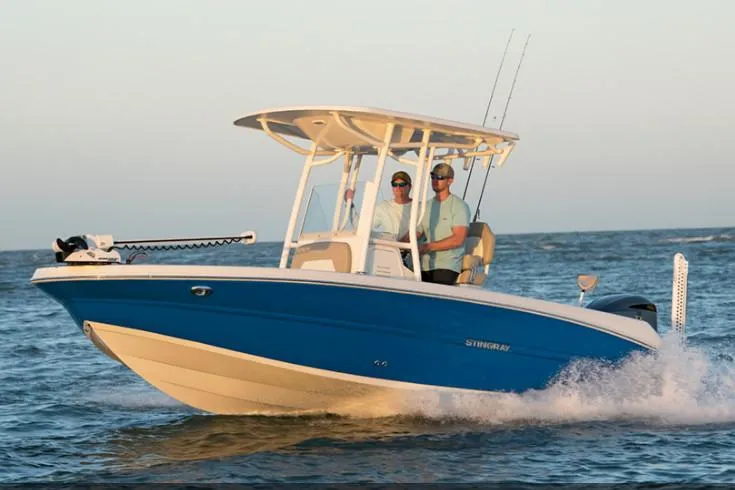 The Image of Manufacturer Provided Image: 2019 Stingray 236 CC boat cruising on the ocean. - 22