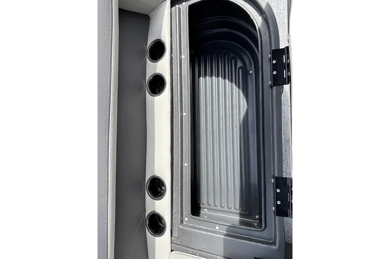 Slide: The Image of Storage compartment of 2027 Sun Tracker Bass Buggy 16 XL Select boat. - 14