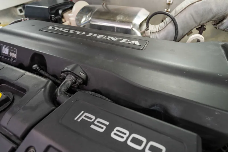 Slide: The Image of Volvo Penta IPS 800 engine in a 2015 Absolute 56 STC yacht. - 74