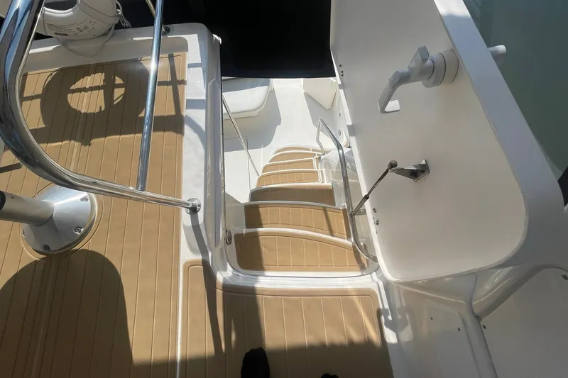 Slide: The Image of FIBERGLASS MOLDED STEPS TO AND FROM THE BRIDGE - 42