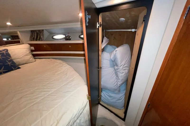 Slide: The Image of MASTER STATEROOM TO STBD. CEDAR LINED HANGING CLOSET - 16