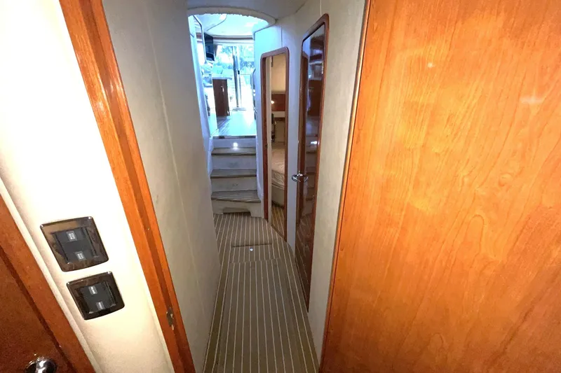 Slide: The Image of COMPANIONWAY LOOKING AFT FROM MASTER STATEROOM - 20