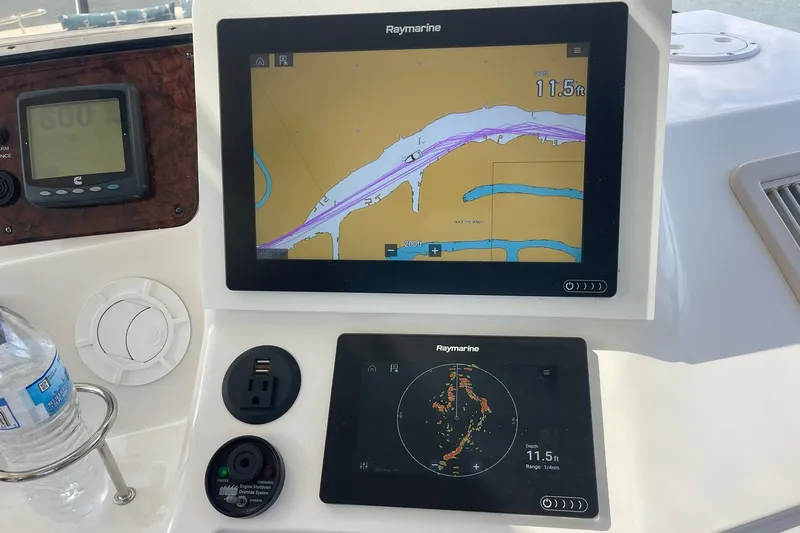 Slide: The Image of RAYMARINE COLOR CHART PLOTTER, SOUNDER, RADAR & AUTO PILOT - 35
