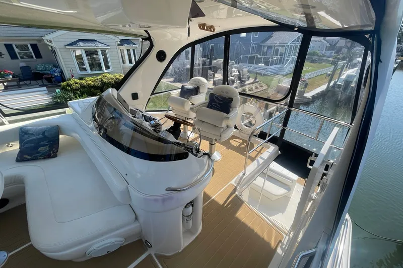 Slide: The Image of BRIDGE LOOKING AFT TO HELM DECK - 28