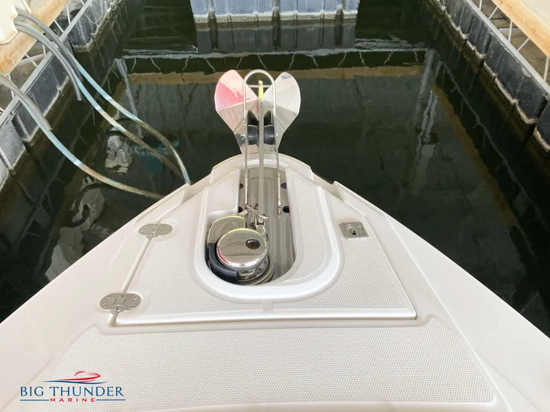 Slide: The Image of 2023 Monterey 298SS boat bow with anchor at Big Thunder Marine. - 36