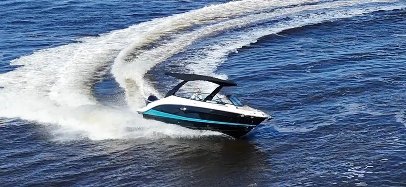 Slide: The Image of 2027 Sea Ray SLX 260 Outboard: Sleek design, powerful outboard engine, perfect for water sports. - 21