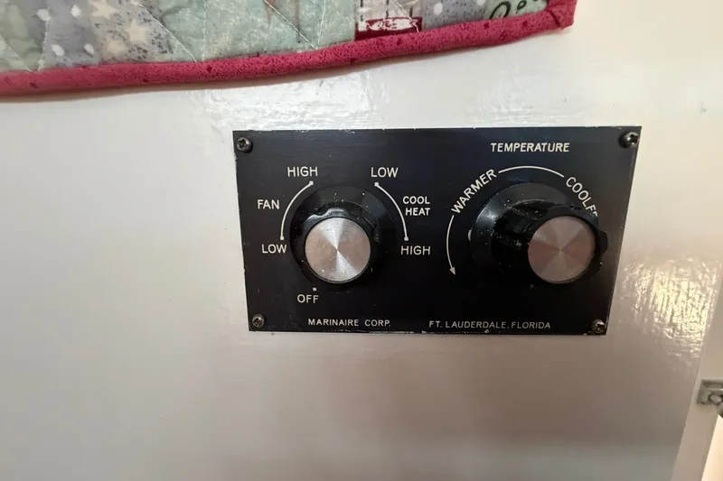 Slide: The Image of Control panel of a 1973 Chris-Craft 31 Sedan Cruiser by Marinaire Corp, Fort Lauderdale. - 55