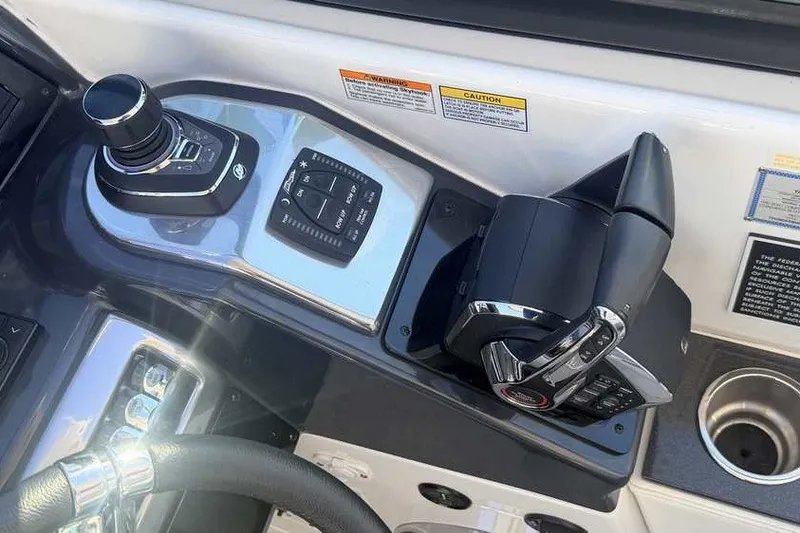 Slide: The Image of Control panel of 2023 Formula 350 Crossover Bowrider I/O boat. - 45